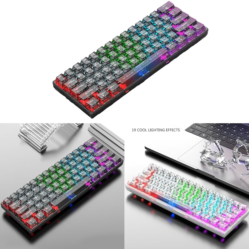 ⚡️ゲーミングキーボード⚡️メカニカル式61キー Type-C USB バックライト Amazon.co.jp: Z-11 Type-C 61 キーメカニカルキーボード USB